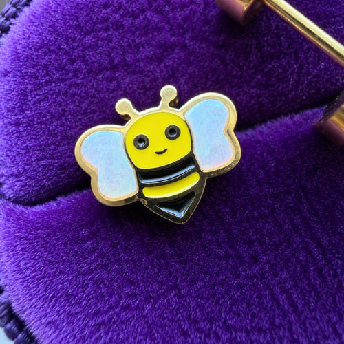 Bee Screwback Stud Earrings