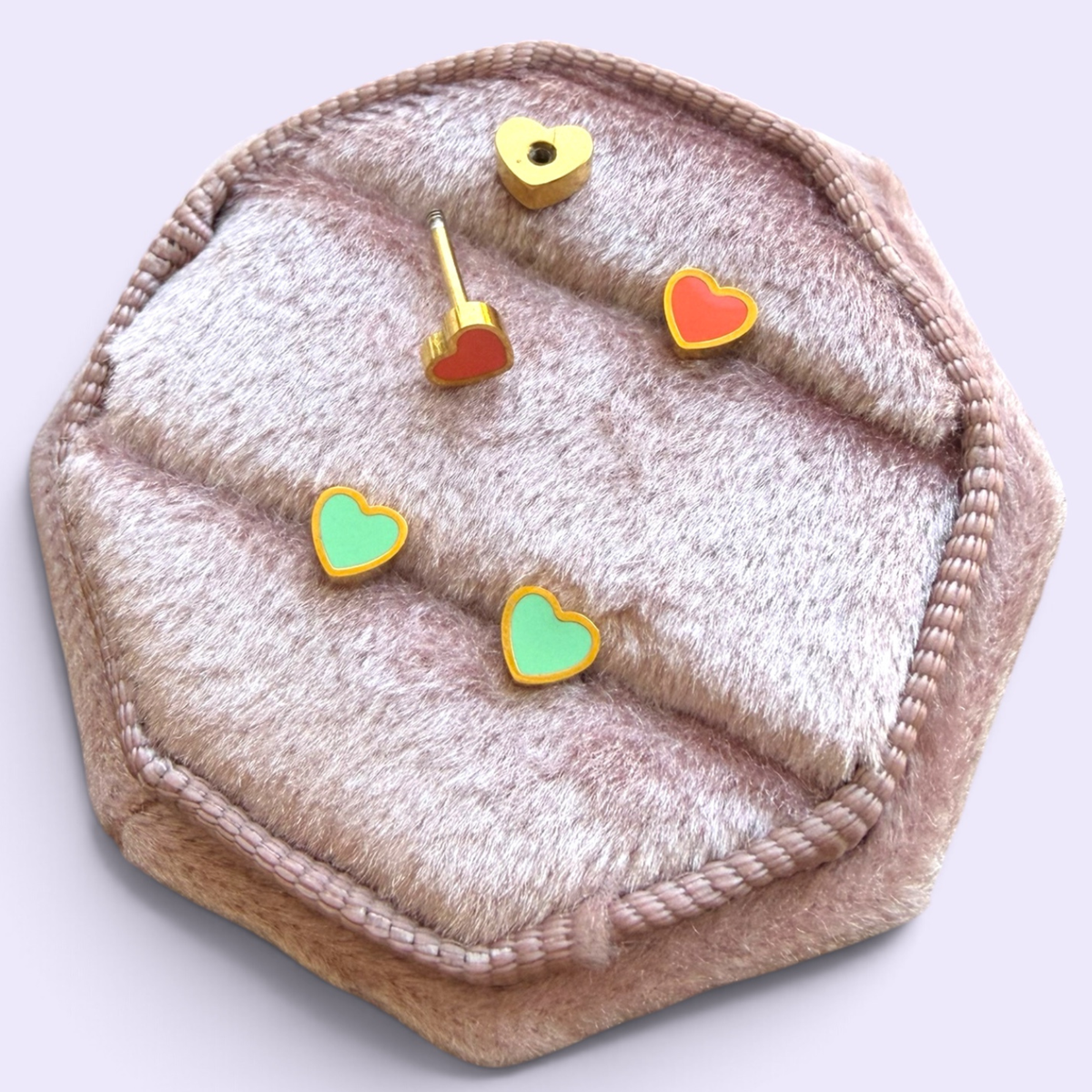 Simple Heart Stud