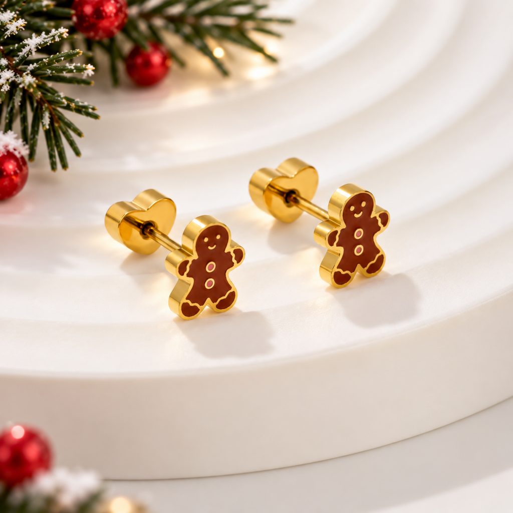 Tiny Treasures Club - Gingerbread with Pink Gumdrops