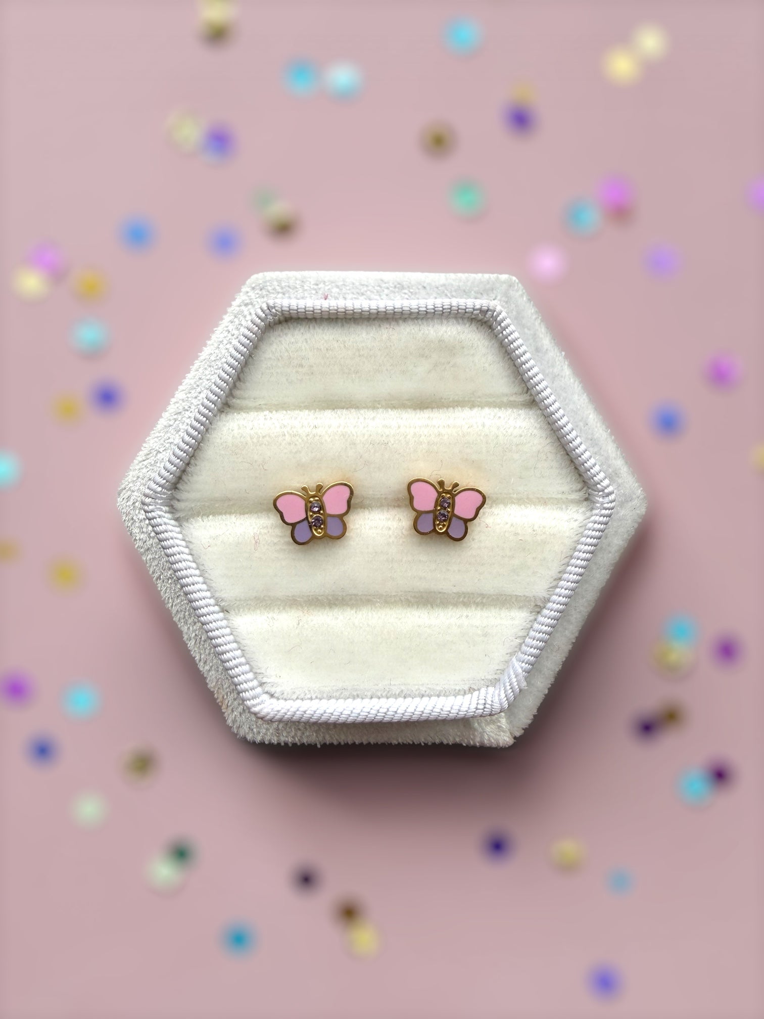 Butterfly Screwback Stud