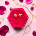 Smiley Cherry Screwback Studs