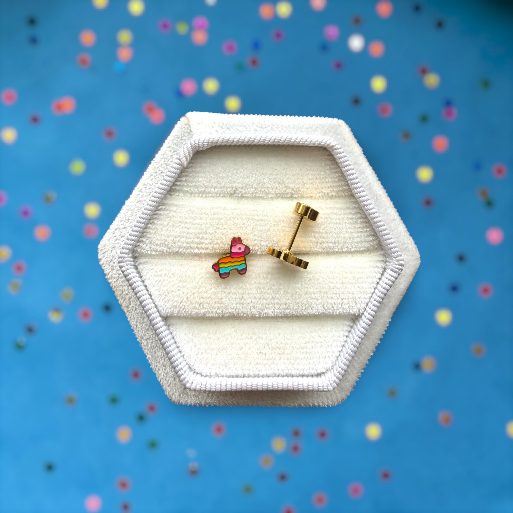Piñata Screwback Stud Earrings