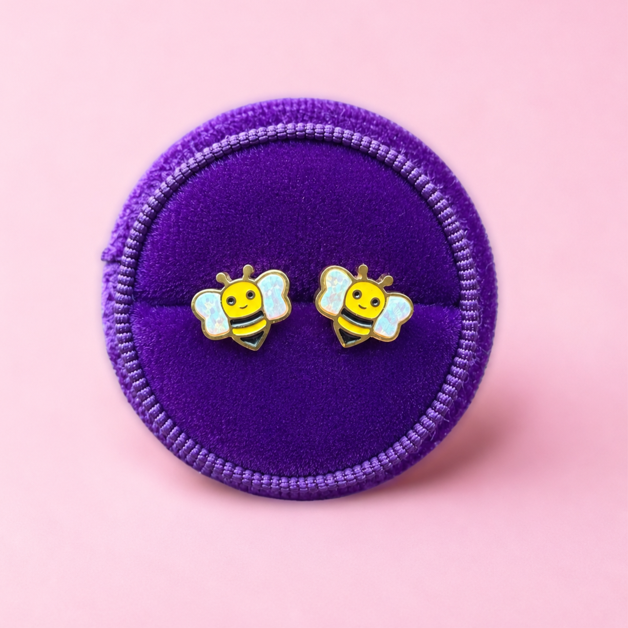 Bee Screwback Stud Earrings