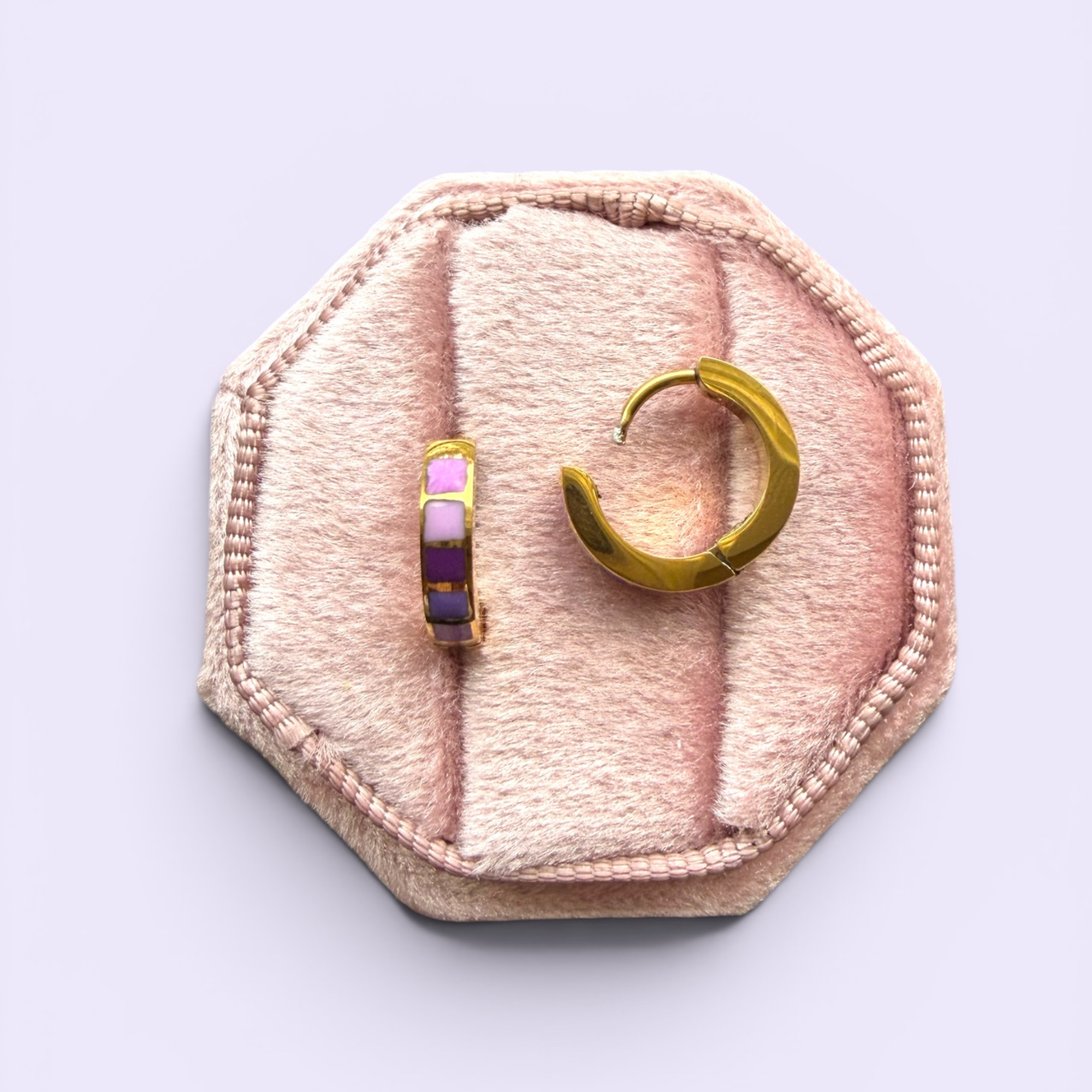 Purple Color Block Huggies