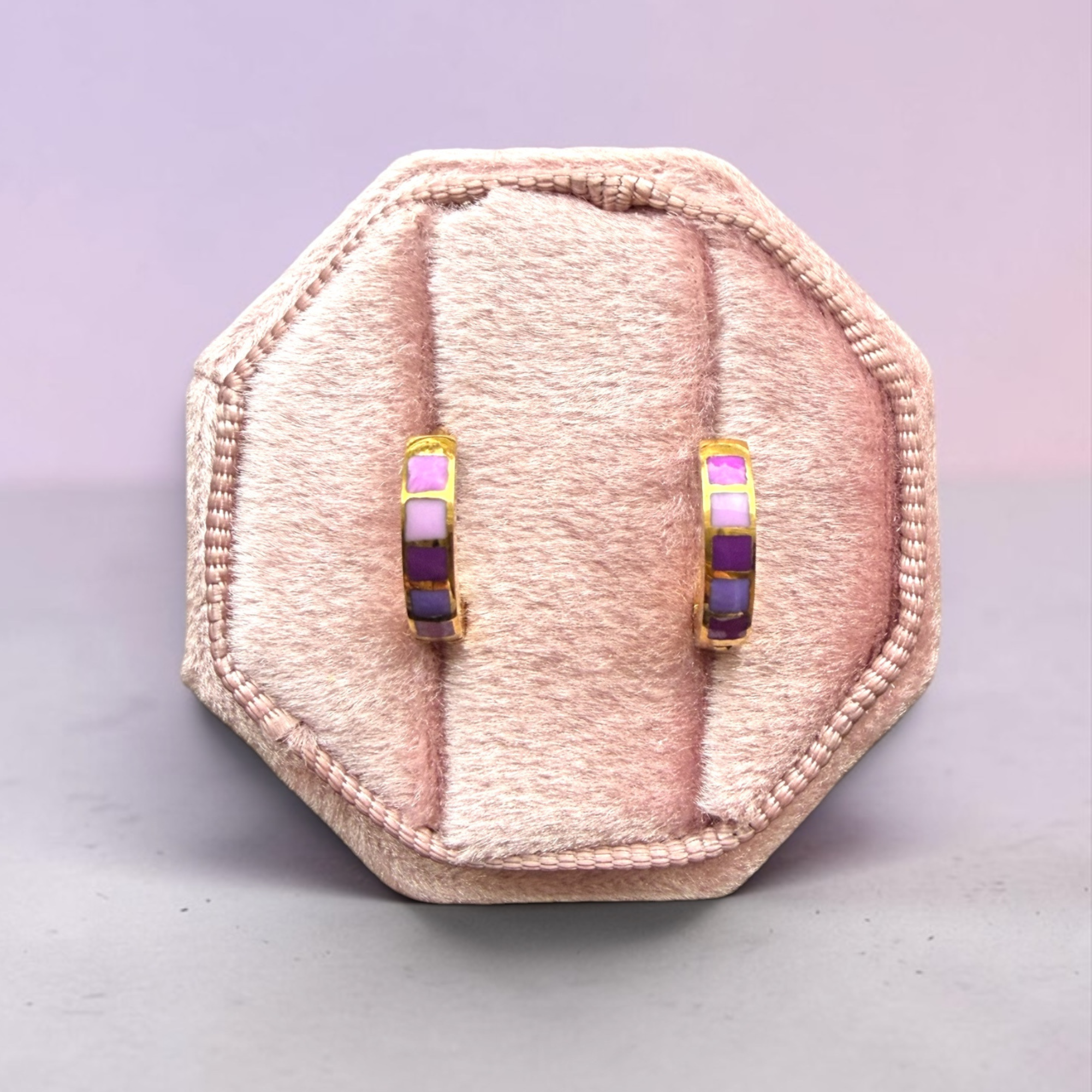 Purple Color Block Huggies