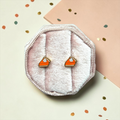 Pumpkin Pie Screwback Stud Earrings