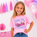 Let's Go Party - Pink Tee