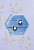 Penguin Stud Screwback Earring